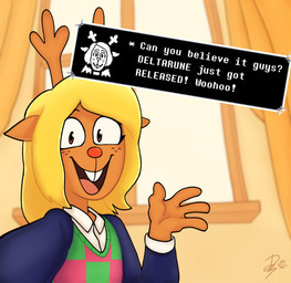 Rating: s
ID: 5640263
Date: 2025-06-13 19:24:35 -0400
Status: active
Score: 61
2_horns 4_fingers anthro antlers big_eyes blonde_hair brown_body brown_eyes buckteeth cc-by-nc-nd checkered checkered_clothing checkered_topwear checkered_vest christmas_just_a_week_away! clothed clothing creative_commons deer deltarune dialogue digital_media_(artwork) dydy_silva english_text eyebrows eyelashes female fingers freckled_face freckles green_clothing green_topwear green_vest hair happy hi_res horn inside looking_at_viewer mammal new_world_deer noelle_holiday open_mouth open_smile pattern_clothing pattern_topwear pattern_vest pink_tongue pupils red_clothing red_nose red_topwear red_vest redraw reindeer shaded shirt signature smile soft_shading solo teeth text text_box tongue topwear two_tone_vest undertale_(series) vest white_clothing white_shirt white_topwear window post #5640263