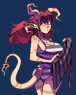 Rating: s
ID: 5606231
Date: 2025-05-29 04:31:45 -0400
Status: pending
Score: 2
3_horns big_breasts breasts cleavage clothed clothing demon demon_humanoid discount-supervillain female forked_tail horn horned_humanoid humanoid humanoid_pointy_ears markings multi_horn not_furry one-piece_swimsuit pigtails pointy_ears question_mark side_boob solo striped_body striped_markings striped_tail stripes swimwear tail tail_markings tailed_humanoid towel unusual_anatomy unusual_tail wet wet_body post #5606231