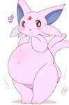 Rating: s
ID: 5358726
Date: 2025-02-08 01:06:21 -0500
Status: active
Score: 21
2022 3_toes absurd_res ambiguous_anthro ambiguous_gender anthro bar_emanata belly big_belly biped blue_inner_ear blush blush_lines cheek_tuft colored digital_media_(artwork) eeveelution emanata espeon facial_tuft featureless_crotch feet felid feline forehead_gem forked_tail front_view full-length_portrait fur gem generation_2_pokemon hi_res kemono looking_at_viewer mammal monotone_body monotone_fur monotone_tail navel nintendo nude open_mouth overweight overweight_ambiguous overweight_anthro pink_body pink_ears pink_fur pink_tail pokemon pokemon_(species) pokemorph portrait pupils purple_eyes shaded signature simple_background simple_shading solo standing tail takisan_oekaki toes tuft unusual_anatomy unusual_tail white_background white_pupils post #5358726