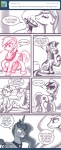 2012 ask_blog big_macintosh_(mlp) blush bonbon_(mlp) braeburn_(mlp) comic crossgender crown cutie_mark dialogue ear_piercing earth_pony english_text equid equine feathered_wings feathers female female/female feral friendship_is_magic group hair hasbro headgear hi_res horn horse john_joseco long_hair lyra_heartstrings_(mlp) mammal my_little_pony mythological_creature mythological_equine mythology piercing pony princess_celestia_(mlp) princess_luna_(mlp) quadruped stripes tail text tiara tumblr unicorn winged_unicorn wings zebra zecora_(mlp)