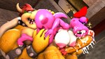 16:9 3d_(artwork) 69_position accessory anthro areola balls big_balls big_breasts big_penis birdo birdo_(character) bodily_fluids bow_(feature) bow_accessory bow_ribbon bowser breasts butt castle claws cobaltapple cum cum_in_mouth cum_inside detailed_background digital_media_(artwork) duo ejaculation erection feet female genital_fluids genitals hair_accessory hair_bow hair_ribbon heart_symbol hi_res huge_balls huge_penis humanoid humanoid_genitalia humanoid_penis inside kabalmystic_(artist) koopa looking_pleasured male mammal mario_bros muscular nintendo nipples nude open_mouth oral orgasm orgasm_face penile penis pink_body reptile ribbons scalie sex siphon_(anatomy) smile source_filmmaker_(artwork) spikes tail thick_thighs toe_claws tongue tongue_out widescreen