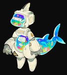 Rating: s
ID: 5111963
Date: 2024-10-13 11:29:18 -0400
Status: active
Score: 60
2023 ambiguous_gender anthro biped black_background computer digital_drawing_(artwork) digital_media_(artwork) electronics fish for_a_head frutiger_aero full-length_portrait hi_res machine marine o_o object_head portrait robot robot_anthro shaded shark simple_background simple_shading solo sorochii standing tail three-quarter_view post #5111963