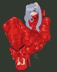 Rating: e
ID: 5569690
Date: 2025-05-13 15:50:05 -0400
Status: active
Score: 8
anthro arms_tied bdsm bear blue_hair bound bulge clothed clothing crossdressing english_text femboy footwear fur gag gagged gift_bow gift_wrapped gigi_(milkbearbunny) green_background hair hi_res high_heels legs_tied legs_together long_hair male mammal milkbearbunny mummification mummified muzzle_(object) muzzled one_eye_closed red_clothing red_footwear red_high_heels shoes simple_background solo tan_body tan_fur text wink post #5569690