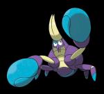 2016 alpha_channel ambiguous_gender arthropod crabrawler crustacean feral generation_7_pokemon hi_res marine nintendo official_art pokemon pokemon_(species) simple_background solo transparent_background unknown_artist