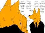 4:3 anthro canid canine canis comic dialogue duo english_text fur kemono male mammal muscular rolf text translated wolf yakantuzura zinovy