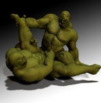 3d_(artwork) abs anal anal_penetration anvil_position balls bartol biceps big_muscles digital_media_(artwork) duo erection foreskin from_front_position genitals hairy humanoid humanoid_genitalia humanoid_on_humanoid humanoid_penis legs_up lying male male/male male_penetrated male_penetrating male_penetrating_male muscular muscular_male not_furry nude on_back orc pecs penetration penis retracted_foreskin sex simple_background tattoo tusks