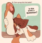 Rating: e
ID: 5575399
Date: 2025-05-15 22:28:40 -0400
Status: active
Score: 97
2025 anthro anus auto_ball_lick balls bodily_fluids calico_cat dialogue domestic_cat english_text eyelashes eyewear eyewear_only felid feline felis femboy flexible genitals glasses glasses_only hair licking male mammal masturbation nude one_leg_up oral oral_masturbation pawpads puppeypawbs raised_leg saliva saliva_on_balls saliva_on_bed self_lick short_hair sitting solo speech_bubble syrup_(puppeypawbs) text tongue url watermark wearing_glasses post #5575399