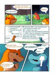 bodily_fluids charmeleon comic crying darrow0 english_text fire forest generation_1_pokemon generation_2_pokemon hi_res nintendo plant pokemon pokemon_(species) pol_(darrow) quilava speech_bubble tears text totodile tree yuel