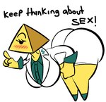 Rating: q
ID: 5341071
Date: 2025-01-30 17:29:11 -0500
Status: active
Score: 10
1_eye big_breasts big_butt blush blush_lines breasts butt clothed clothing drawsputin english_text female for_a_head huge_butt humanoid illuminati meme money_sign ms._illumine not_furry object_head pyramid shape_head simple_background solo stop_thinking_about_sex text thick_thighs white_background yellow_body post #5341071