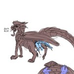 1:1 anal anal_vore bloated bodily_fluids coiled_tail dragon drooling duo embarrassed feral flicker_(flickertoons) frillsnfangs genital_fluids hi_res mythological_creature mythological_scalie mythology nightwing_(wof) precum rainwing_(wof) saliva sandwing_(wof) scalie semi_pov tail tongue tongue_out vore wings_of_fire