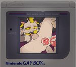 alternative_fashion anal anal_beads anal_masturbation anal_penetration animate_inanimate animated anthro balls bodily_fluids butt collar digital_media_(artwork) ear_piercing electricity electronics electrostimulation felid game_boy game_boy_console game_boy_family game_console generation_1_pokemon genitals handheld handheld_console infinite_anal_beads jewelry kinkykong living_sex_toy looking_pleasured low_res lying male male_penetrated mammal masturbation meowth nintendo nintendo_console object_in_ass on_back penetration piercing pixel_(artwork) pixel_animation plug_(sex_toy) pokemon pokemon_(species) punk ring_piercing sex sex_toy sex_toy_in_ass sex_toy_insertion short_playtime solo_focus spread_legs spreading sweat sweatdrop sweaty_balls sweaty_butt sweaty_genitalia tail text toying_partner urethral urethral_penetration urethral_plug videogame_setting voltorb