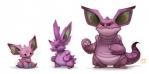 2:1 ambiguous_gender digital_media_(artwork) digital_painting_(artwork) evolutionary_family feral generation_1_pokemon group horn nidoking nidoran nidoran♂ nidorino nintendo piper_thibodeau pokemon pokemon_(species) simple_background white_background young