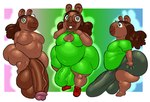 anthro balls belly big_balls big_belly big_bulge big_butt big_penis bottomwear brown_body brown_hair bulge butt capybara caviid clothing dress flaccid footwear genitals gouda_(goudadunn) goudadunn green_eyes hair hi_res huge_balls huge_bulge huge_butt huge_hips huge_penis huge_thighs hyper hyper_balls hyper_genitalia hyper_penis looking_at_viewer male mammal moobs nude overweight overweight_anthro overweight_male penis rodent shirt shoes shorts smile sneakers solo thick_thighs topwear wide_hips