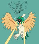 ambiguous_gender animated anthro avian bird blush decidueye dragonnap generation_7_pokemon hi_res laugh nintendo owl pokemon pokemon_(species) short_playtime solo tickling tickling_armpits trapped whiskers wings