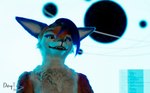 3d_(artwork) anthro c4d cinema_4d_(artwork) cyberpunk daytia digital_media_(artwork) fontastic fur future hair hi_res hitech hologram holographic interface male portrait pose posed rexouium solo tail text white_body white_fur