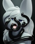 Rating: e
ID: 2564828
Date: 2021-01-10 03:45:04 -0500
Status: active
Score: 124
4:5 ahegao all_the_way_through ambiguous_gender ambiguous_threading anthro bdsm blue_eyes bodily_fluids bondage bound bust_portrait digital_media_(artwork) drooling eyebrow_through_hair eyebrows female_(lore) fur glistening glistening_body gradient_background hair hi_res jomasfaceisugly juna_(jomasfaceisugly) light lighting long_hair looking_pleasured nude open_mouth penetration portrait reflection saliva simple_background solo teeth tentacle_penetration tentacles threaded_by_tentacle tongue tongue_out translucent translucent_hair unknown_species white_body white_ears white_fur white_hair post #2564828
