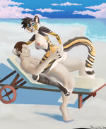 2d_animation absurd_res ahegao animated anthro anthro_penetrated beach beach_chair beach_sex bodily_fluids cum cum_from_pussy cum_in_pussy cum_inside demosfen duo felid feline female female_on_human female_penetrated genital_fluids genitals hi_res human human_penetrating_female humanoid humanoid_genitalia humanoid_penis interspecies leaking_cum looking_pleasured lying male male/female male_penetrating male_penetrating_female mammal motion_tweening nipples no_sound nude on_back orgasm penetration penile penile_penetration penis penis_in_pussy public public_nudity public_sex sea sex short_playtime summer sun tail teeth tongue tongue_out vaginal vaginal_fluids vaginal_penetration water webm