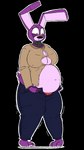 Rating: q
ID: 4556526
Date: 2024-01-25 13:56:56 -0500
Status: active
Score: 12
2020 3_toes 4_fingers :t aliasing alpha_channel animatronic anthro barefoot belly big_belly big_breasts big_nose biped black_eyebrows blue_bottomwear blue_clothing blue_jeans blue_pants bonnie_(fnaf) bottomwear breasts brown_clothing brown_shirt brown_topwear button_(fastener) clothed clothed_anthro clothed_female clothing colored corrugated_neck corrugation countershade_face countershade_feet countershade_tail countershade_torso countershading crossgender denim denim_bottomwear denim_clothing digital_drawing_(artwork) digital_media_(artwork) dressing exposed_endoskeleton eyebrows eyelashes feet female female_anthro fingers five_nights_at_freddy's front_view full-length_portrait fur grey_neck hatching huge_breasts jeans knock-kneed lagomorph leporid machine mammal mouth_closed mtf_crossgender navel no_pupils obese obese_anthro obese_female outline overweight overweight_anthro overweight_female panties pants pockets portrait purple_body purple_countershading purple_ears purple_fur purple_inner_ear purple_nose purple_tail rabbit rabbit_ears red_clothing red_eyes red_panties red_underwear robot scottgames scut_tail shirt short_tail simple_background solo standing straining_buttons tail thatoneaceguy thick_thighs toes topwear transparent_background unbuttoned unbuttoned_jeans unbuttoned_pants underwear wardrobe_malfunction white_outline post #4556526