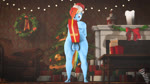 16:9 3d_(artwork) 3d_animation animated anthro anthrofied balls big_breasts bouncing_balls bouncyotter breasts christmas christmas_clothing christmas_headwear clothing crossgender dick_in_a_box digital_media_(artwork) equid equine erection friendship_is_magic ftg_crossgender fti_crossgender genitals gift gynomorph hasbro hat headgear headwear hi_res holidays intersex mammal mostly_nude my_little_pony nipples no_sound penis rainbow_dash_(mlp) santa_hat screwingwithsfm short_playtime solo webm widescreen