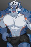 Rating: e
ID: 5588420
Date: 2025-05-21 14:06:27 -0400
Status: active
Score: 23
567wzh abs absurd_res animal_humanoid anthro felid felid_humanoid genitals hi_res humanoid male male/male mammal mammal_humanoid muscular muscular_male nipples pantherine pantherine_humanoid pecs penis penis_base tiger tiger_humanoid white_body post #5588420
