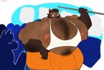 Rating: e
ID: 5190676
Date: 2024-11-18 18:41:49 -0500
Status: active
Score: 16
anthro arm_hair belly belly_hair big_bulge big_muscles big_nipples big_pecs body_hair broody bulge chest_hair clothing erection group hi_res huge_bulge huge_muscles huge_nipples huge_pecs male male/male mammal musclegut muscular nathanlepoyo nipples pecs pubes public_erection public_transportation solo_focus suid suine sus_(pig) tight_clothing wild_boar post #5190676