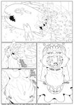 2018 abdominal_bulge accidental_vore ambiguous_gender ambiguous_prey anthro anthro_pred belly big_belly breasts castle comic digital_media_(artwork) featureless_breasts female female_pred feral feral_prey fidchellvore generation_3_pokemon generation_7_pokemon larger_pred marshtomp monochrome navel neck_bulge nintendo open_mouth oral_vore pokemon pokemon_(species) primarina queen_(fidchellvore) size_difference smaller_prey swallowing teeth tongue underwater vore water wishiwashi wishiwashi_(school_form) wishiwashi_(solo_form)