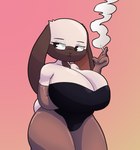 Rating: q
ID: 4702671
Date: 2024-04-06 03:49:16 -0400
Status: active
Score: 44
anthro arm_under_breasts armwear beastars big_breasts black_clothing black_leotard breasts brown_body brown_clothing brown_eyes brown_fur brown_gloves brown_handwear brown_legwear brown_tights bunny_costume cigarette cleavage clothed clothing costume cotton_tail domestic_rabbit elbow_gloves eyelashes female floppy_ears fur gloves handwear hi_res holding_cigarette holding_object huge_breasts kyuu_(beastars) lagomorph legwear leotard leporid lop_ears lop_rabbit mammal oryctolagus pink_background rabbit simple_background smoking solo tan_body tan_fur tascom thick_thighs tights wide_hips post #4702671