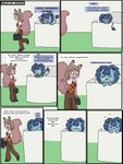 2011 3:4 anthro babystar biped comic detailed_background dialogue digital_media_(artwork) duo english_text felid female fur gemma_polson hair hi_res lion mammal pantherine paul_grayson rodent sciurid standing text tree_squirrel