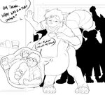 Rating: e
ID: 5479386
Date: 2025-04-03 11:39:14 -0400
Status: active
Score: 25
ailurid anthro apron beverage black_and_white claws clothed_pred clothed_prey clothing container cup dialogue drunk duo endosoma feet hair hiccuping inside internal male male/male mammal membrane_(anatomy) monochrome mustelid otter pandottermon party red_panda safe_vore silhouette spilled_drink substance_intoxication tail toes vore webbed_feet webbed_hands post #5479386