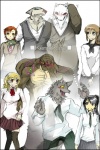 anthro bear canid canine canis dlion0000 female female_on_anthro fish group human kemokare male male/female mammal marine polar_bear reptile romantic romantic_couple scalie shark simple_background snake ursine white_background wolf