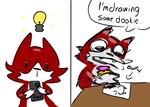 Rating: s
ID: 4459729
Date: 2023-12-08 03:33:09 -0500
Status: active
Score: -1
2023 2_panel_comic anthro cellphone creating_art digital_drawing_(artwork) digital_media_(artwork) domestic_cat drawing drawing_(action) drawing_(object) drawing_in_a_drawing electronics felid feline felis female fur furniture idea_bulb kitkiy mammal paper pencil_(object) phone red_body red_fur smartphone solo table post #4459729