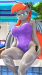 Rating: s
ID: 5652399
Date: 2025-06-18 23:18:44 -0400
Status: active
Score: 8
9:16 anthro anthroponiessfm bat_pony blue_eyes clothing cutie_mark equid eyewear fan_character female glasses glistening grem_(neo_tempest) grey_body hair hasbro hi_res looking_at_viewer mammal membrane_(anatomy) membranous_wings my_little_pony one-piece_swimsuit orange_hair reflection sitting solo swimwear water water_reflection wings post #5652399
