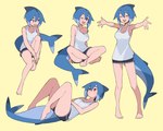 Rating: s
ID: 5259703
Date: 2024-12-22 23:25:46 -0500
Status: active
Score: 31
animal_humanoid azuumori bare_legs barefoot black_bottomwear black_clothing black_shorts blue_hair bottomwear camisole clothing eyes_closed feet female fin fish fish_humanoid fish_tail full-length_portrait hair hair_between_eyes head_fin hi_res humanoid light_body light_skin mako_(azuumori) marine marine_humanoid multiple_angles one_eye_closed open_mouth portrait red_eyes shark_humanoid shark_tail shirt short_hair shorts simple_background sitting smile solo standing tank_top teeth topwear white_clothing white_shirt white_tank_top white_topwear yellow_background post #5259703