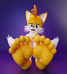 3d_(artwork) 5_toes anthro barefoot canid canine digital_media_(artwork) feet foot_fetish foot_focus fox hi_res humanoid_feet jony1991 male mammal miles_prower plantigrade sega soles solo sonic_the_hedgehog_(series) toes