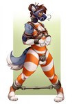 Rating: e
ID: 5597845
Date: 2025-05-25 16:24:50 -0400
Status: active
Score: 59
anthro balls blue_eyes bodysuit bound breasts canid canine chain chained chastity_cage chastity_device clothing collar cuff_(restraint) flat_chastity_cage gas_mask genitals green_background gynomorph harness hi_res intersex mammal mask pattern_clothing restrained restraints simple_background skinsuit small_breasts solo spread_legs spreader_bar spreading standing striped_clothing stripes submissive submissive_anthro submissive_gynomorph submissive_intersex tight_clothing white_background wootersa post #5597845