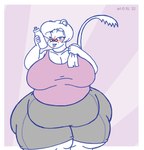 Rating: s
ID: 4309034
Date: 2023-09-23 13:59:50 -0400
Status: active
Score: 1
2022 anthro belly big_breasts blush bodily_fluids bottle bottomwear breasts clothing container copyright_symbol digital_media_(artwork) eyewear female gerbil glasses hair hi_res jewelry mammal mature_female miranda_(satsumalord) murid necklace one_eye_closed open_mouth overweight overweight_anthro overweight_female rodent satsumalord shirt shorts sketch solo sweat symbol thick_thighs topwear towel water_bottle post #4309034