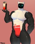 Rating: s
ID: 3886247
Date: 2023-02-21 07:45:34 -0500
Status: active
Score: 25
2022 android anthro anthrofied artist_name bellabot black_body domestic_cat el_tacc0 english_description felid feline felis hand_behind_back hi_res holding_object jollibee jollibot machine male mammal multicolored_body muscular muscular_anthro muscular_male one_eye_closed portrait pudu_robotics red_background robot screen screen_face shaded simple_background solo text three-quarter_portrait white_body wink post #3886247