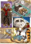 2015 anthro bear better_late_than_never bodily_fluids comic crying daigaijin dialogue dreamworks english_text felid female giant_panda kung_fu_panda male mammal master_po_ping master_tigress painting_(artwork) pantherine plushie tears text tiger traditional_media_(artwork) watercolor_(artwork)