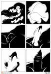 2018 anal anal_penetration biped black_and_white black_goo border bulge comic digital_media_(artwork) dinosaur dromaeosaurid erection eyes_closed feral forced genitals goo_creature goo_tentacles latex male monochrome nx-3000 o_o oral oral_penetration patreon patreon_logo penetration penis prehistoric_species rape reptile scalie sex solo tapering_penis tar tentacle_creature tentacle_in_mouth tentacle_penetration tentacle_rape tentacle_sex tentaclejob tentacles text theropod trapped url velociraptor white_border