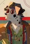 Rating: s
ID: 5519953
Date: 2025-04-21 11:15:21 -0400
Status: active
Score: 7
alternative_fashion amber_(material) animation_5 canid canine canis charming clothing dalmatian domestic_dog eyewear fashion fashionable feather_necklace glasses hat headgear headwear hi_res highlights_(coloring) hippie humanoid jewelry male mammal moon_necklace necklace pattern_clothing pendant pop_art retro shell_necklace solo spots textured post #5519953