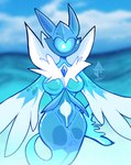 Rating: q
ID: 5595046
Date: 2025-05-24 13:54:50 -0400
Status: active
Score: 11
1_eye 2021 anthro blue_body blue_horn breasts elemental_creature featureless_breasts female fin fish_tail gem genshin_impact glistening glistening_body glowing glowing_eyes hi_res horn legless looking_at_viewer mihoyo sakanagashima solo translucent translucent_body water water_creature post #5595046