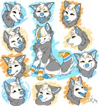 Rating: s
ID: 4800390
Date: 2024-05-22 17:28:12 -0400
Status: active
Score: 7
2014 :3 abstract_background ambiguous_gender bangs blue_nose blue_tongue canid canine chibbums dated expression_sheet expressions eyes_closed fangs female_(lore) feral flat_colors floating_layout fluffy fox fur grey_body grey_fur hair hair_over_eyes mammal markings multicolored_hair open_mouth open_smile quadruped signature sitting smile solo stripes teeth tongue umi_(arisyna) post #4800390