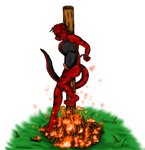 Rating: e
ID: 4159684
Date: 2023-07-09 10:24:39 -0400
Status: active
Score: -7
2011 aemi anthro black_body black_skin bound burning_alive cuff_(restraint) digital_drawing_(artwork) digital_media_(artwork) embers eyes_closed fire frown furx_(character) grass handcuffs hands_tied imminent_death lizard male metal_cuffs nude open_mouth outside plant red_body red_skin reptile restraints scalie simple_background solo stake white_background post #4159684