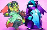 Rating: s
ID: 1002515
Date: 2016-09-21 02:59:35 -0400
Status: active
Score: 6
anthro biped blue_body blue_claws blue_clothing blue_dress blue_eyeshadow blue_fur blue_hair blue_markings blue_paws blue_tongue bokeh bow_dress breasts circle_eyebrows claws cleavage clothed clothing dress duo eyebrows eyelashes eyeshadow feet female floral_markings fluffy fluffy_tail forehead_gem frilly frilly_clothing frilly_dress fur galaxia_(lovelesskiax) gem glistening glistening_pawpads green_body green_eyes green_fur green_gem grey_body grey_eyebrows grey_fur grey_hair hair handpaw lily_(snowfallthepegasus) long_ears long_hair looking_at_another lovelesskiax lux_(species) makeup mammal markings multicolored_body multicolored_ears multicolored_fur on_one_leg one_eye_closed open_mouth pawpads paws pink_bow purple_body purple_fur red_body red_fur red_markings red_pawpads shaded simple_background smile sparklefur sparkles sparkling_clothing sparkling_dress standing tail tail_gem teal_clothing teal_dress thick_thighs toeless_(marking) tongue wink post #1002515