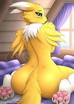 Rating: q
ID: 3943103
Date: 2023-03-20 21:33:53 -0400
Status: active
Score: 221
anthro arm_tuft back_dimples bandai_namco bed bedroom_eyes big_butt black_nose black_sclera blue_eyes blush butt candid canid canine cheek_tuft covering covering_self curtains diamondstorm digimon digimon_(species) dipstick_ears ear_markings ear_tuft elbow_tuft facial_markings facial_tuft feet female fluffy fluffy_ears fur furniture head_markings hi_res inside kneeling light looking_at_viewer looking_back mammal markings multicolored_body multicolored_ears multicolored_fur narrowed_eyes neck_tuft nude pawpads pillow pose pouting rear_view renamon seductive shy sitting solo story story_in_description sunlight tail thick_thighs tuft two_tone_body two_tone_fur white_body white_feet white_fur wide_hips window yellow_body yellow_fur post #3943103