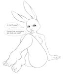Rating: e
ID: 4959377
Date: 2024-08-02 18:51:30 -0400
Status: active
Score: 76
anthro beastars dialogue domestic_rabbit dwarf_rabbit feet female foot_fetish foot_focus haru_(beastars) hi_res humanoid_feet imminent_sex lagomorph leporid mammal monochrome notyuky oryctolagus plantigrade rabbit sketch solo white_body post #4959377