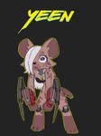 Rating: s
ID: 3599770
Date: 2022-10-01 16:03:41 -0400
Status: active
Score: 135
3_toes adolescent anthro arm_blade blade bottomwear breasts cd_projekt_red clothing crossover cybernetic_arm cybernetic_leg cybernetic_limb cybernetics cyberpunk cyberpunk_2077 cyborg digital_media_(artwork) el-k english_text feet female fingers frown fur hair hair_over_eye hi_res hunched_over hyena jk_(el-k) looking_at_viewer machine mammal mantis_blades melee_weapon one_eye_obstructed open_mouth prosthetic prosthetic_arm prosthetic_limb purple_eyes simple_background solo spots spotted_hyena standing synthetic_muscles text toes topwear weapon white_clothing wrist_blade young post #3599770