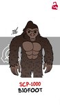 2021 :| abs ambiguous_gender ape biped black_text broken_lock_symbol brown_body brown_eyes brown_fur brown_skin cheek_tuft colored cryptid dated digital_drawing_(artwork) digital_media_(artwork) dot_eyes english_text facial_tuft fingers fur haplorhine hi_res humanoid lock_symbol mammal pecs primate red_lock_symbol red_text sasquatch scp-1000 scp_foundation signature simple_background simple_eyes solo species_name standing text tuft white_background zal-cryptid