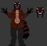 Rating: s
ID: 5225352
Date: 2024-12-05 20:11:29 -0500
Status: active
Score: 2
anthro biped breasts brown_body brown_fur dark_theme digital_drawing_(artwork) digital_media_(artwork) digitigrade featureless_breasts female female_anthro front_view full-length_portrait fur gloves_(marking) grey_background headshot_portrait hi_res leg_markings looking_at_viewer mammal markings model_sheet nude nude_anthro nude_female piercing portrait pose procyonid raccoon ring_(marking) ringed_tail scar simple_background socks_(marking) solo standing striped_markings striped_tail stripes tail tail_markings unknown_artist warm_colors post #5225352