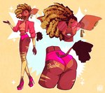 Rating: e
ID: 4239298
Date: 2023-08-17 20:51:09 -0400
Status: active
Score: 138
accessory anthro areye_(artist) big_ears bottomwear breasts bubble_gum bulge choker clothing crop_top ear_piercing ear_ring eyeliner eyewear footwear furgonomics giraffid glasses gold_(metal) gold_jewelry gynomorph hair hi_res high_heels hotpants intersex jacket jewelry lips lo-lo_(areye) makeup mammal necklace nonbinary_(lore) okapi piercing redesign ring_piercing shirt shoes shorts solo tail tail_accessory tail_tuft teeth tooth_gap topwear tuft post #4239298